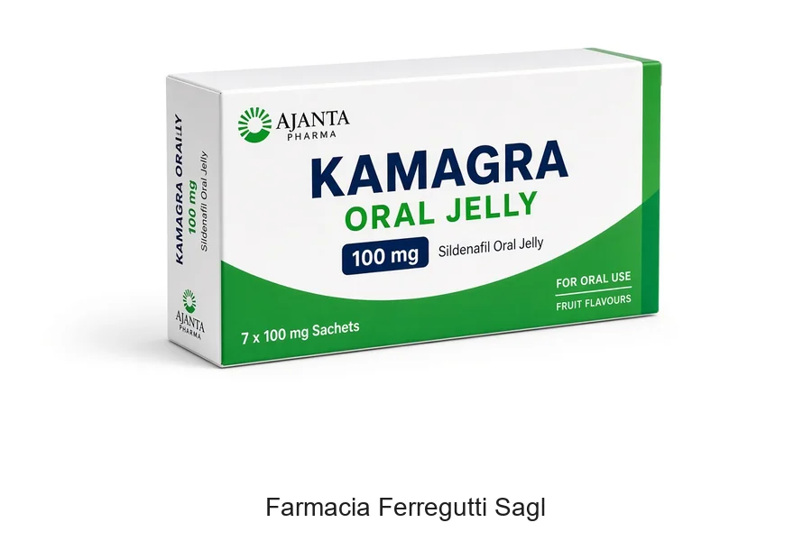 Avvertenza sanitaria Kamagra Oral Jelly e sildenafil autorizzato presso Farmacia Ferregutti Sagl