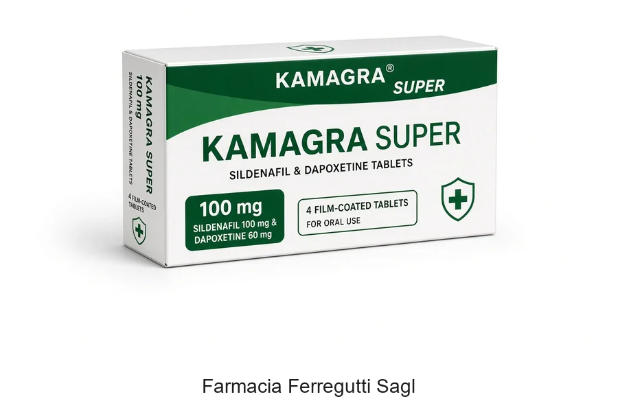 Avvertenza farmaco Kamagra Super sildenafil dapoxetina e alternative omologate Swissmedic