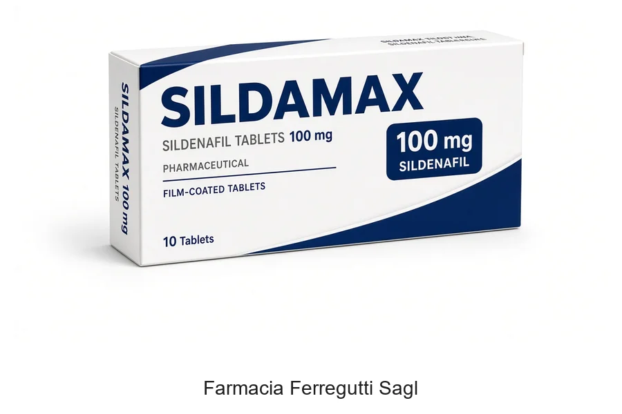 Avvertenza farmaco illegale Sildamax 100 mg non autorizzato da Swissmedic