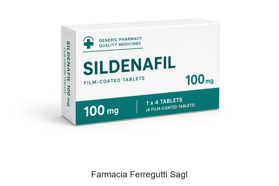 Confezioni certificate Sildenafil 100 mg compresse Farmacia Ferregutti Mendrisio